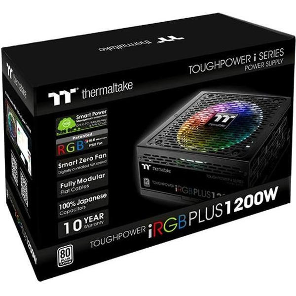 Sursa Thermaltake Toughpower iRGB PLUS, 1200W, Certificare 80+ Platinum