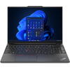 Laptop Lenovo ThinkPad E16 Gen 1, 16 inch WUXGA IPS, AMD Ryzen 5 7530U, 24GB DDR4, 1TB SSD, AMD Radeon, Graphite Black