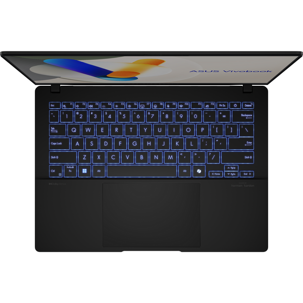 Laptop Asus Vivobook S 14, 14 inch OLED S5406MA, WUXGA, Intel Core Ultra 5 125H, 16GB LPDDR5X, 512GB SSD, Intel Arc, Win 11 Pro, Neutral Black