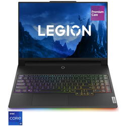 Laptop Gaming Lenovo Legion 9 16IRX9, 3.2K Mini LED 165Hz G-Sync, Intel Core i9 14900HX, 64GB DDR5, 2x 1TB SSD, GeForce RTX 4090 16GB, Carbon Black, 3Yr Onsite Premium Care