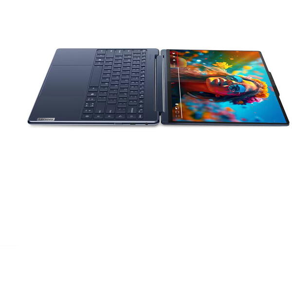 Laptop Lenovo Yoga 9 2-in-1 14IMH9, 14 inch 4K OLED Touch, Intel Core Ultra 7 155H, 32GB DDR5X, 1TB SSD, Intel Arc, Win 11 Pro, Cosmic Blue, 3Yr Onsite Premium Care