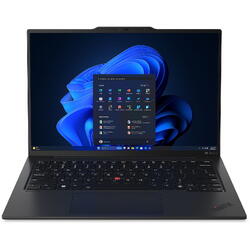 Laptop Lenovo ThinkPad X1 Carbon Gen 12, 14 inch WUXGA IPS, Intel Core Ultra 7 155U, 32GB LPDDR5X, 1TB SSD, Intel Graphics, Win 11 Pro, Black, Paint