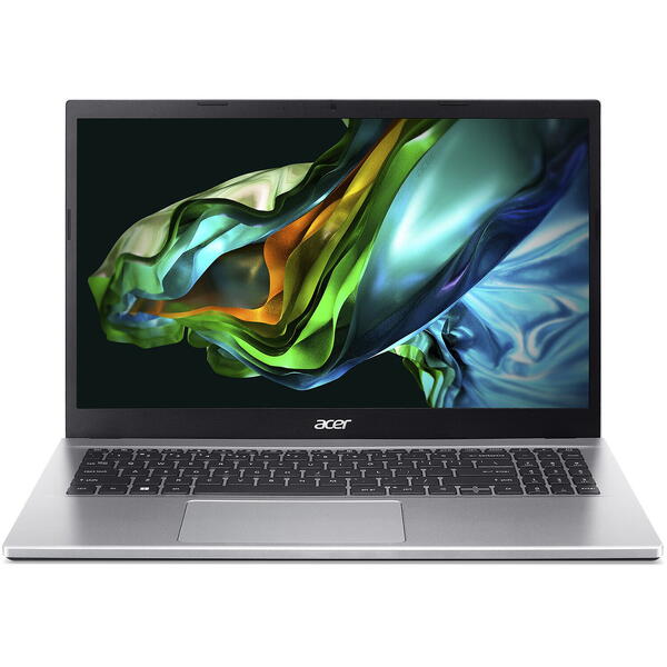 Laptop Acer Aspire 3 A315-35, 15.6 inch FHD, Intel Celeron N4500, 4GB DDR4, 128GB SSD, Intel UHD, Win 11 Home S, Pure Silver