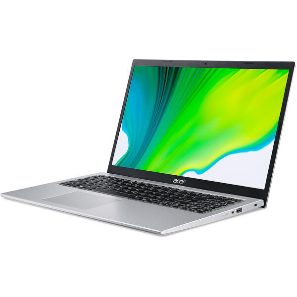 Laptop Acer Aspire 5 A515-56, 15.6 inch FHD, Intel Core i7-1165G7 with IPU, 16GB DDR4, 1TB SSD, Intel Iris Xe, Pure Silver