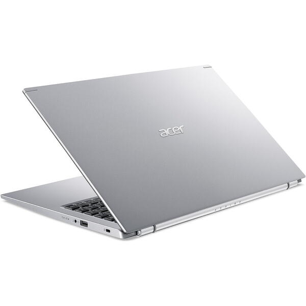 Laptop Acer Aspire 5 A515-56, 15.6 inch FHD, Intel Core i7-1165G7 with IPU, 16GB DDR4, 1TB SSD, Intel Iris Xe, Pure Silver