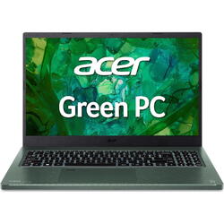Laptop Acer Aspire Vero AV15-53P, 15.6 inch FHD IPS, Intel Core i5-1335U, 16GB DDR5, 512GB SSD, Intel Iris Xe, Cypress Green