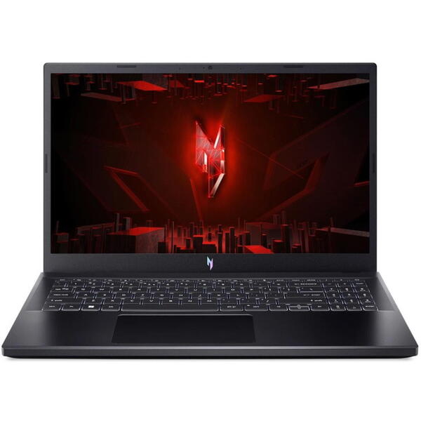 Laptop Gaming Acer Nitro V 15 ANV15-51, 15.6 inch FHD IPS 144Hz, Intel Core i5-13420H, 16GB DDR5, 512GB SSD, GeForce RTX 4050 6GB, Obsidian Black