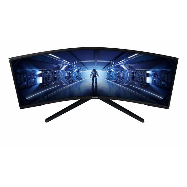 Monitor Gaming Samsung Odyssey G5 LC34G55TWWPXEN Curbat 34 inch UWQHD VA 1 ms 165 Hz HDR