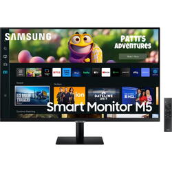 Monitor LED Samsung Smart M5 LS32CM500EUXDU 32 inch FHD VA 4 ms 60 Hz HDR, Negru