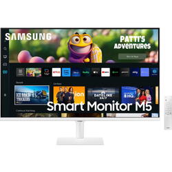 Monitor LED Samsung Smart M8 LS32CM801UUXDU 32 inch UHD VA 4 ms 60 Hz Webcam USB-C HDR, Alb