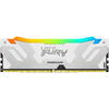 Memorie Kingston FURY Renegade White RGB 64GB DDR5 6000MHz CL32 Kit Dual Channel