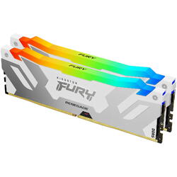 Memorie Kingston FURY Renegade White RGB 32GB DDR5 6400MHz CL32 Kit Dual Channel