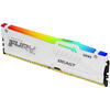 Memorie Kingston FURY Beast RGB White 16GB DDR5 6000MHz CL40
