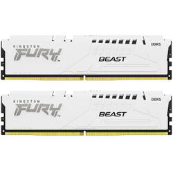 FURY Beast White 64GB DDR5 6400MHz CL32 Kit Dual Channel