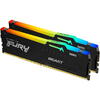 Memorie Kingston FURY Beast RGB 32GB DDR5 6000MHz CL30 Kit Dual Channel