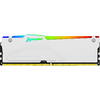 Memorie Kingston FURY Beast RGB White 32GB DDR5 6800MHz CL34 Kit Dual Channel