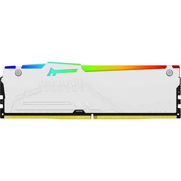 Memorie Kingston FURY Beast RGB White 32GB DDR5 6800MHz CL34 Kit Dual Channel