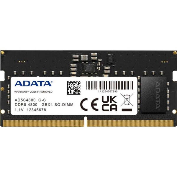 Memorie Notebook A-DATA 32GB, DDR5, 4800MHz, CL40, 1.1v