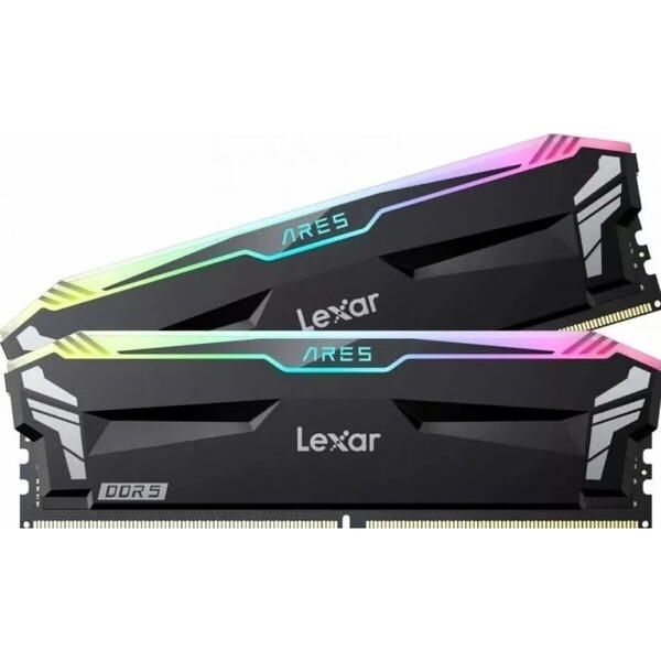 Memorie Lexar ARES RGB 32GB DDR5 6000MHz CL30 Kit Dual Channel