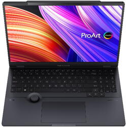 Laptop Asus ProArt StudioBook PRO W7604, 16 inch 3.2K OLED, Intel Core i9 13980HX, 64GB DDR5, 2TB SSD, GeForce RTX 3000 Ada 8GB, Star Black
