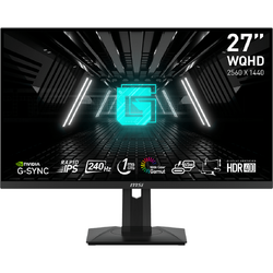 Monitor Gaming MSI G274QPX 27 inch QHD IPS 1 ms 240 Hz USB-C HDR G-Sync Compatible