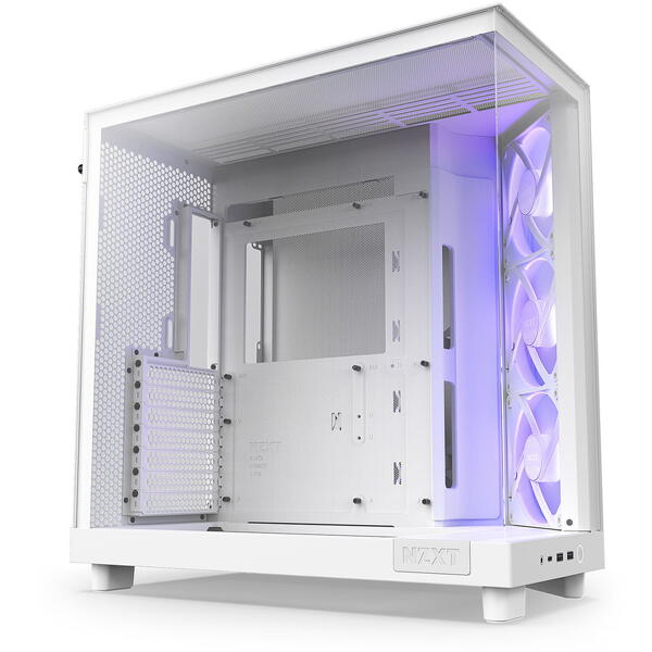 Carcasa NZXT H6 Flow RGB White