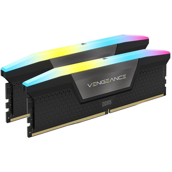 Memorie Corsair Vengeance RGB 32GB DDR5 6000MHz CL38 Kit Dual Channel