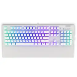 Omnis Pudding Onyx White RGB Kailh Red Swtich Mecanica