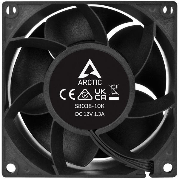 Ventilator PC Arctic S8038-10K Black PWM 80mm