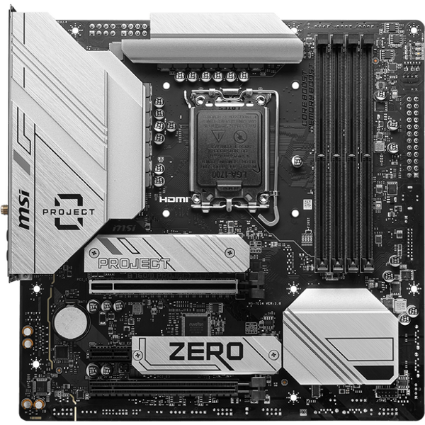 Placa de baza MSI B760M PROJECT ZERO Socket 1700