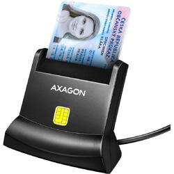 Card Reader AXAGON CRE-SM4N, USB-A, Smart Card Stand Reader