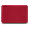 Hard Disk Extern Toshiba Canvio Advance 4TB, 2.5 inch, USB 3.2 Red