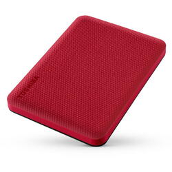 Hard Disk Extern Toshiba Canvio Advance 4TB, 2.5 inch, USB 3.2 Red