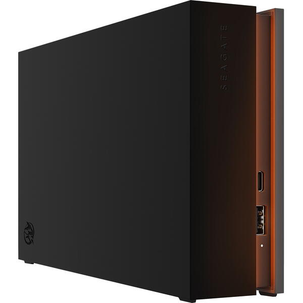 Hard Disk Extern Seagate FireCuda Gaming Hub 8TB USB 3.2 Black