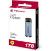 SSD Transcend ESD300C 1TB, USB 3.2 tip C, Blue