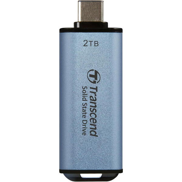SSD Transcend ESD300C 2TB, USB 3.2 tip C, Blue