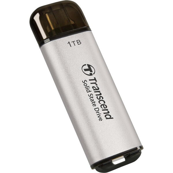 SSD Transcend ESD300S 1TB, USB 3.2 tip C, Silver