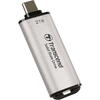 SSD Transcend ESD300S 2TB, USB 3.2 tip C, Silver