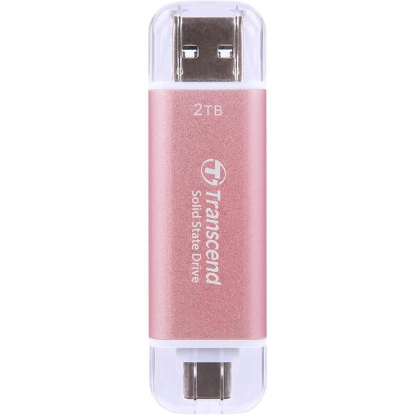 SSD Transcend ESD310 2TB USB 3.2 Type C/A Pink