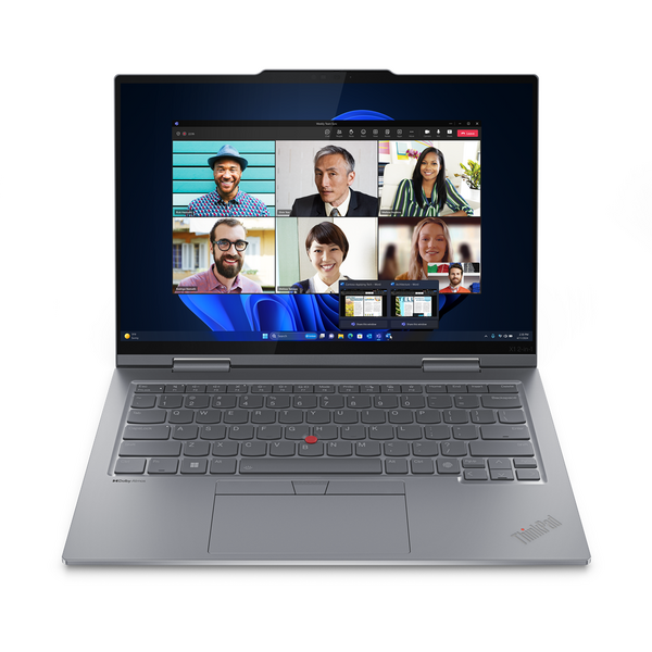 Laptop Lenovo ThinkPad X1 2-in-1 Gen 9, 14 inch 2.8K OLED 120Hz Touch, Intel Core Ultra 7 155U, 32GB LPDDR5X, 1TB SSD, Intel Graphics, Win 11 Pro, Grey