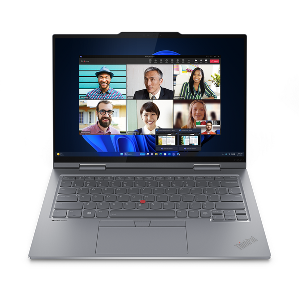 Laptop Lenovo ThinkPad X1 2-in-1 Gen 9, 14 inch 2.8K OLED 120Hz Touch, Intel Core Ultra 7 155U, 32GB LPDDR5X, 2TB SSD, Intel Graphics, Win 11 Pro, Grey