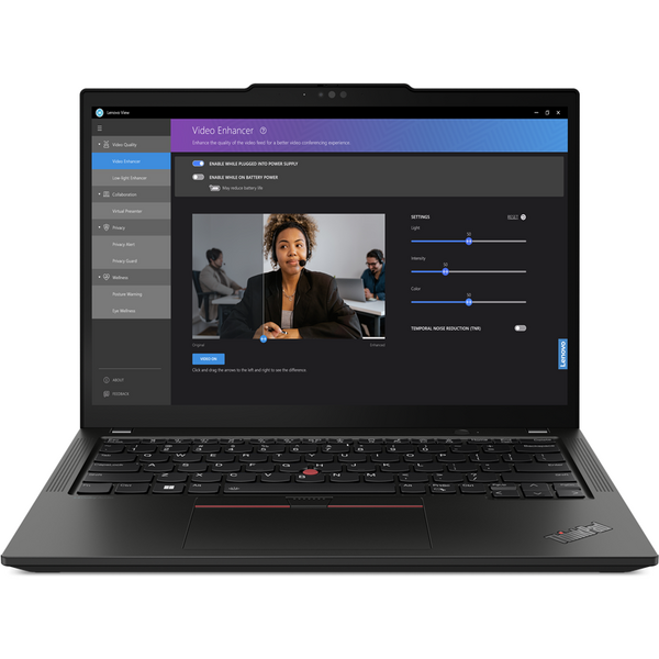 Laptop Lenovo ThinkPad X13 Gen 5, 13.3 inch WUXGA IPS, Intel Core Ultra 7 155U, 32GB LPDDR5X, 1TB SSD, Intel Graphics, Win 11 Pro, Black