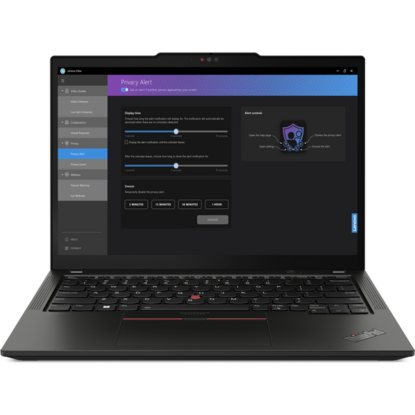 Laptop Lenovo ThinkPad X13 Gen 5, 13.3 inch WUXGA IPS, Intel Core Ultra 7 155U, 32GB LPDDR5X, 1TB SSD, Intel Graphics, Win 11 Pro, Black