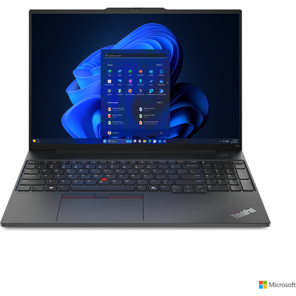 Laptop Lenovo ThinkPad E16 Gen 2, 16 inch WUXGA IPS, Intel Core Ultra 7 155H, 32GB DDR5, 1TB SSD, Intel Arc, Black