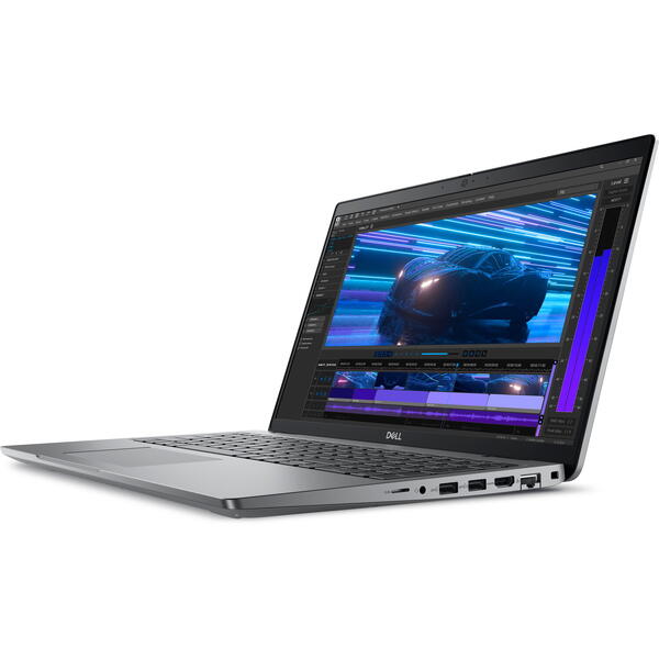 Laptop Dell Precision 3591, 15.6 inch FHD, Intel Core Ultra 9 185H, 32GB DDR5, 512GB SSD, nVidia RTX 2000 8GB, Win 11 Pro, 3Yr NBD