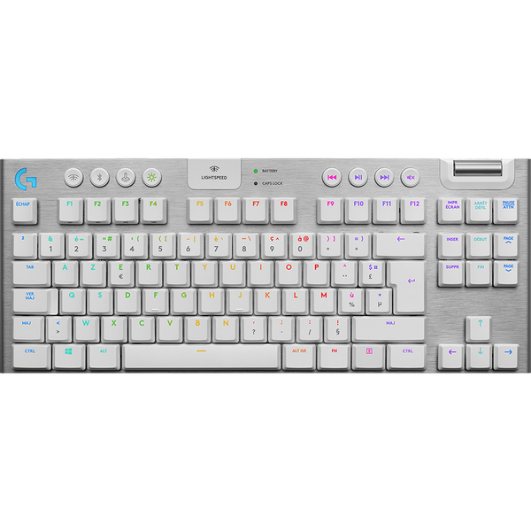 Tastatura gaming Logitech G915 TKL Lightspeed Wireless GL Tactile Mecanica White