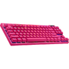 Tastatura gaming Logitech G PRO X TKL Magenta Lightspeed Kailh GX Brown Switch Mecanica