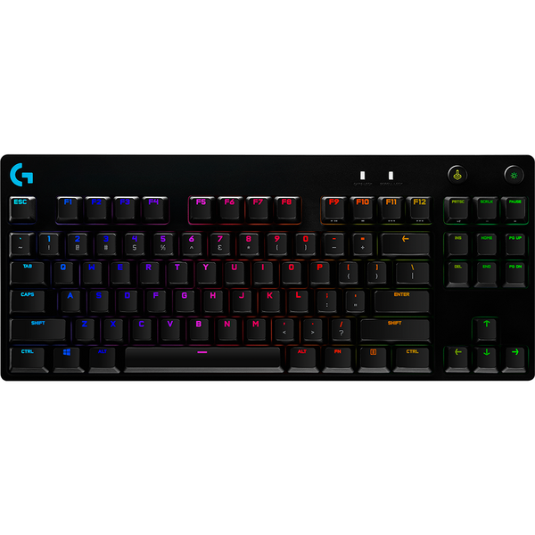 Tastatura gaming Logitech G PRO X TKL Black Lightspeed Kailh GX Brown Switch Mecanica