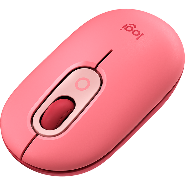 Mouse Logitech POP, Wireless/Bluetooth, Heartbreaker Rose