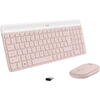 Kit Tastatura si Mouse Logitech MK470 Wireless Rose